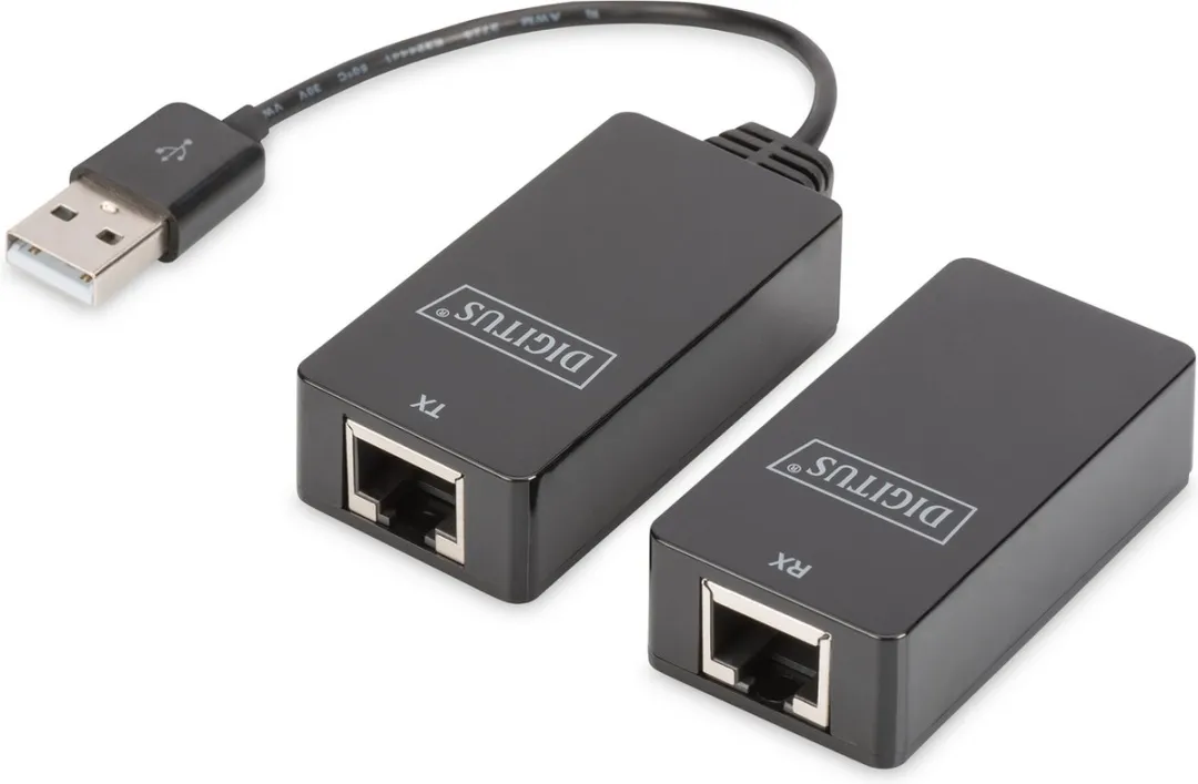 Digitus DA-70139-2 USB-A Extender - RJ45 - 45m - Zwart