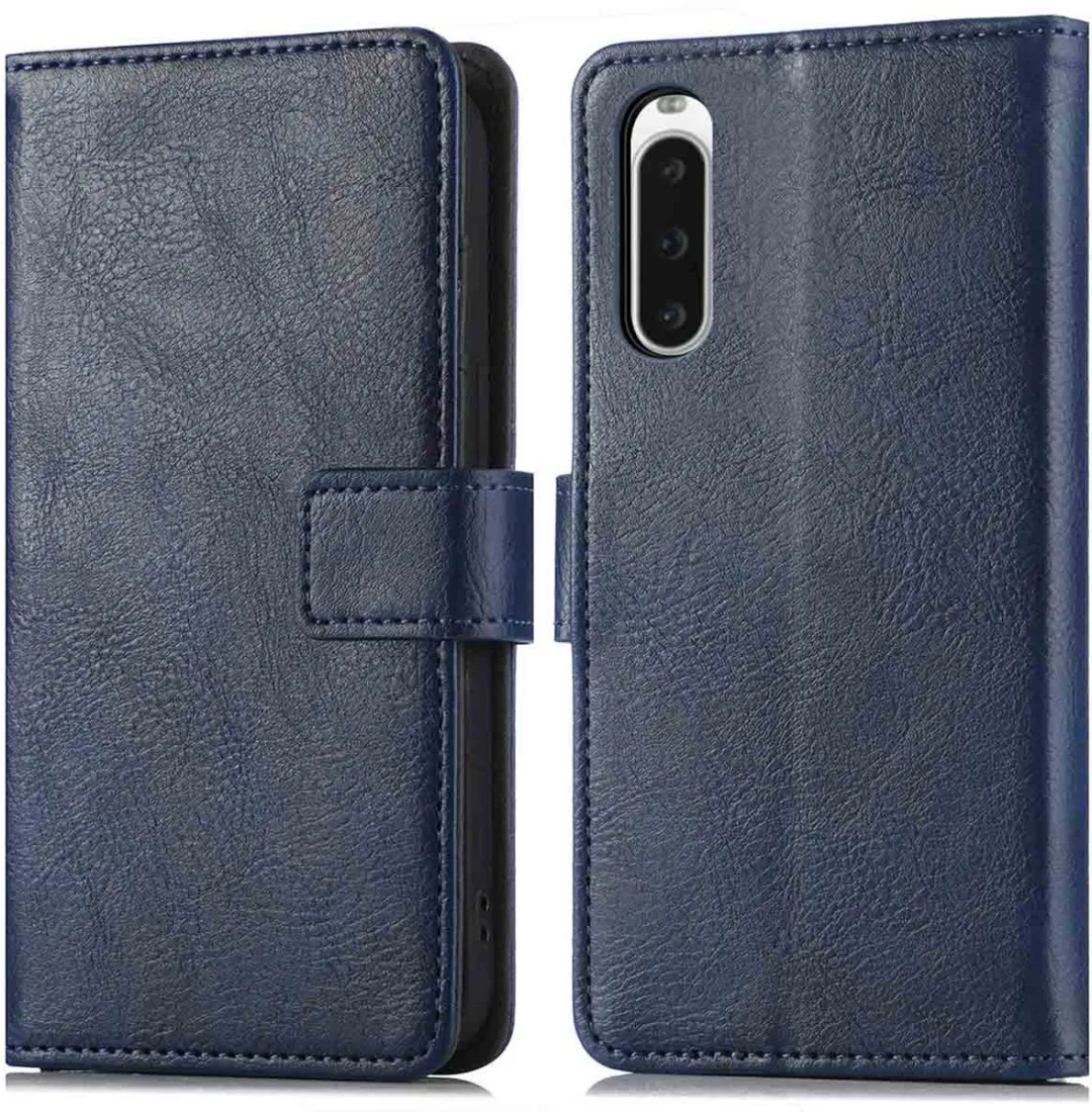 Imoshion Hoesje Sony Xperia 10 V Donkerblauw - 3 Pasjes