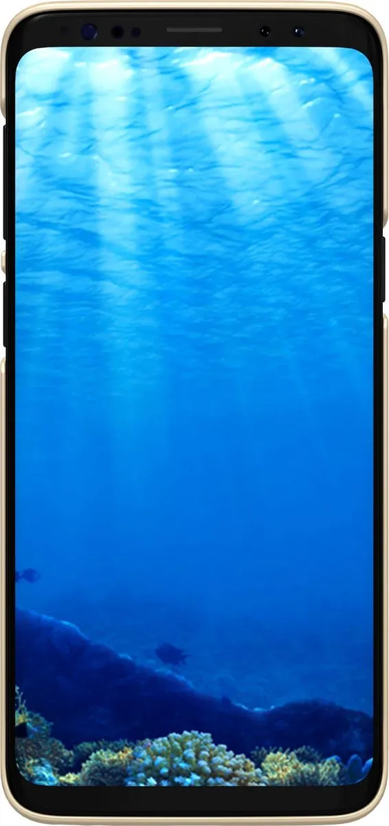 Nillkin Frosted Hoesje Samsung Galaxy S9 - Goud