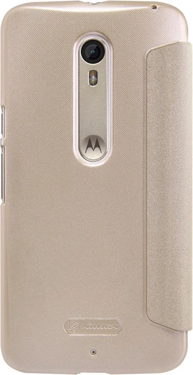 Nillkin Leather Case Moto X Style Sparkle Series - Goud