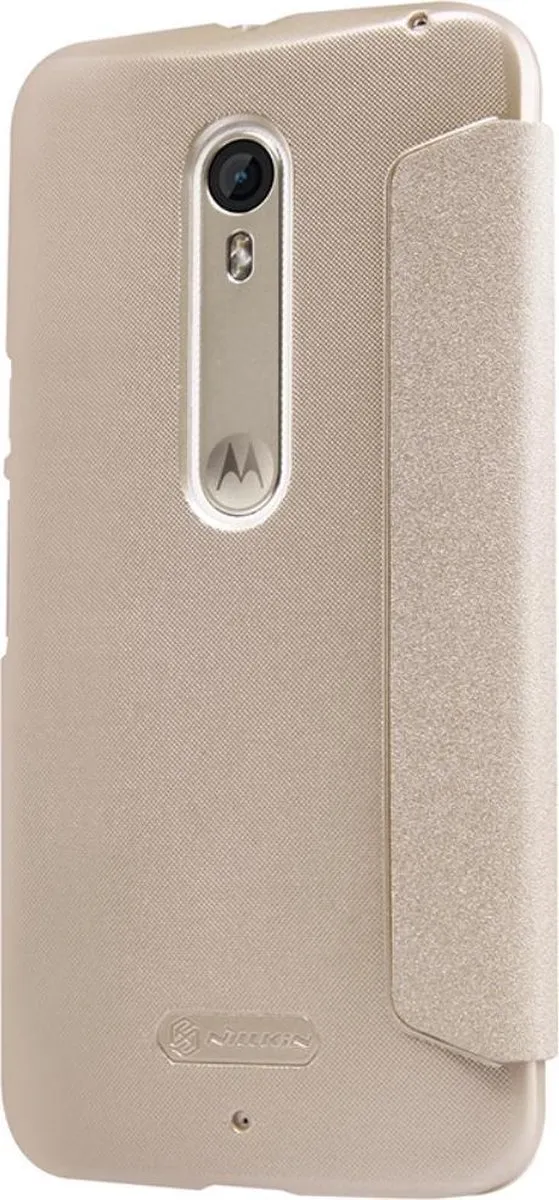 Nillkin Leather Case Moto X Style Sparkle Series - Goud