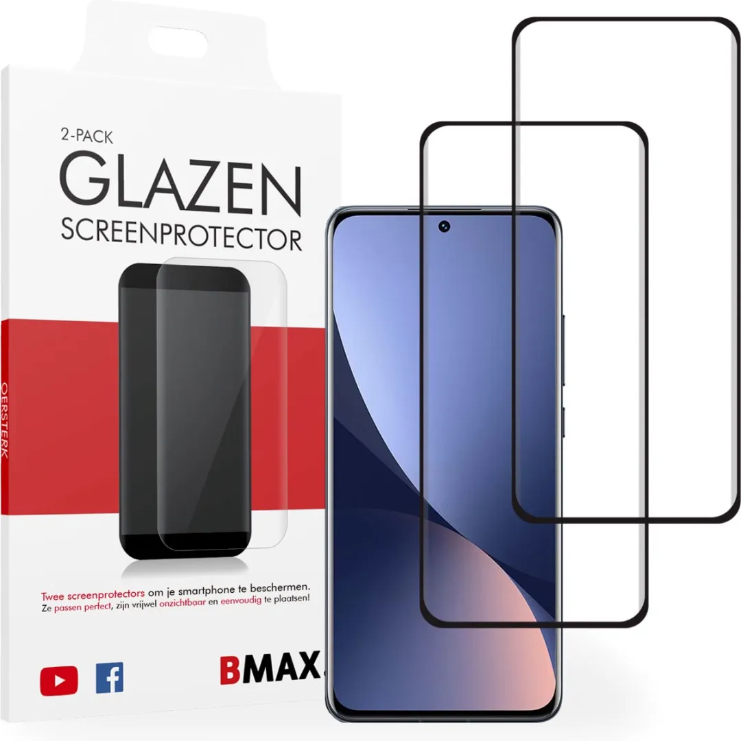 BMAX Xiaomi 12X Screenprotector Glas 2 Stuks