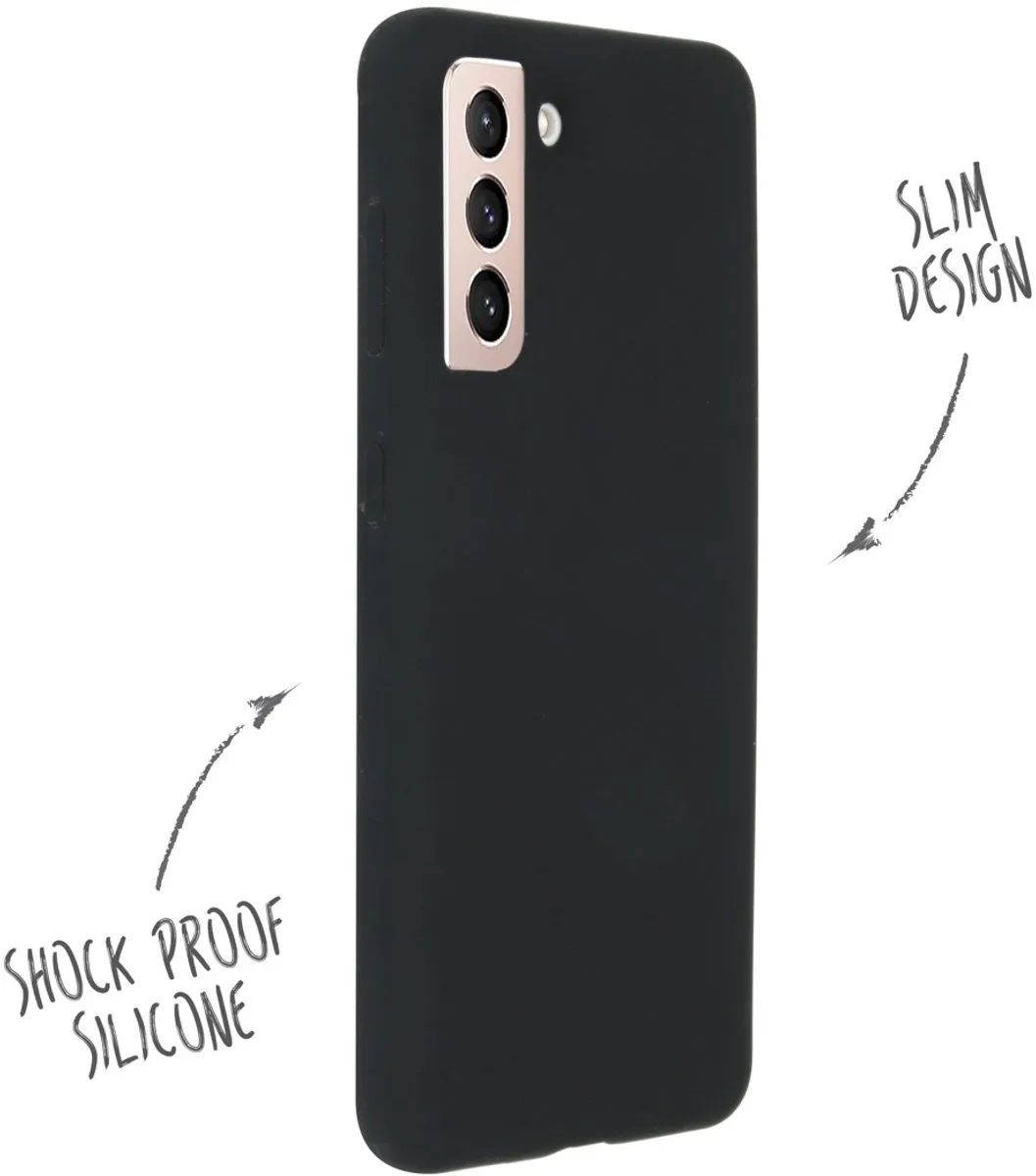 Accezz Hoesje Samsung Galaxy S21 - Zwart