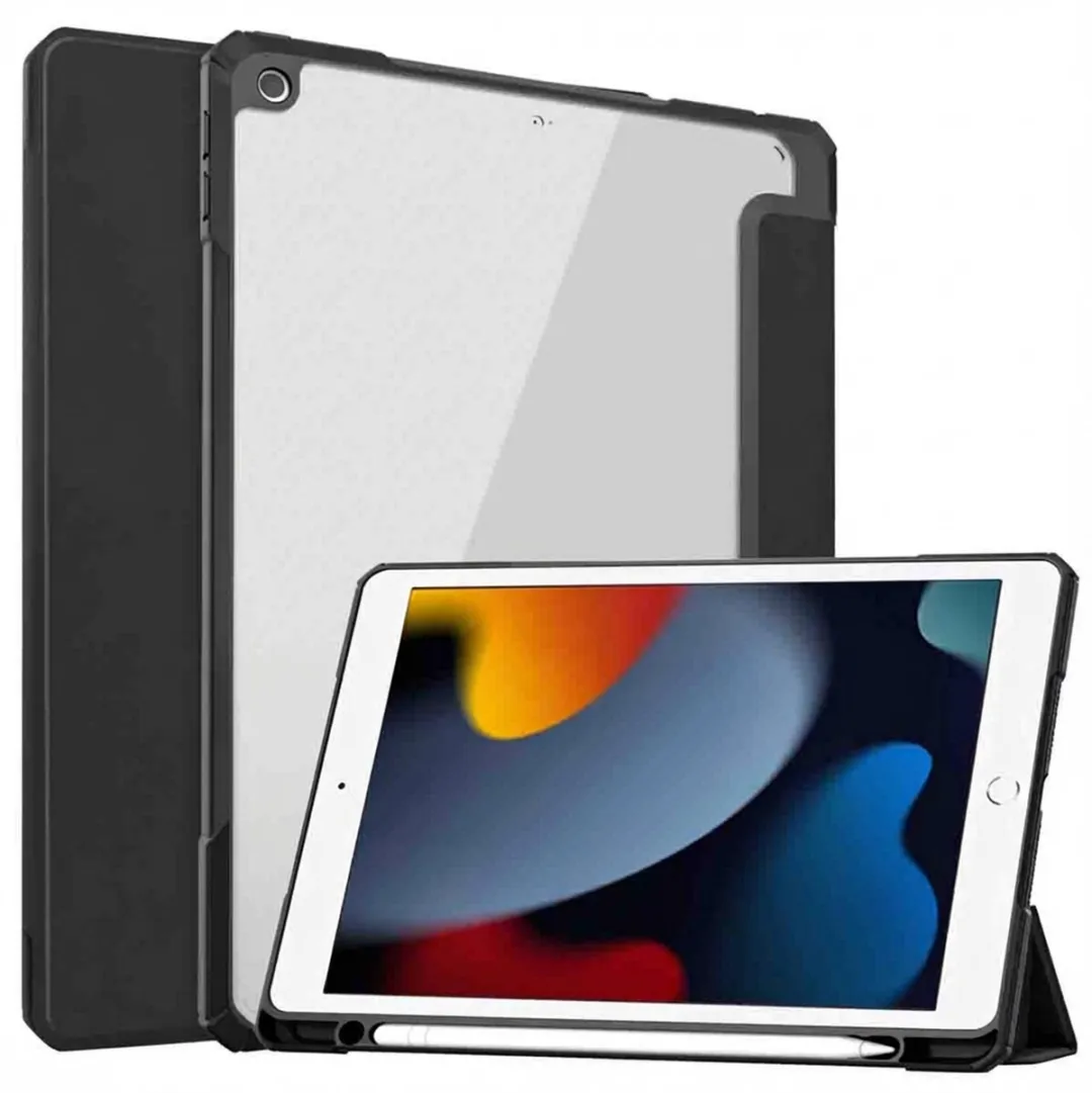Imoshion Tablethoes SH00063601 - Apple iPad 10.2" - Trifold Hardcase - Zwart