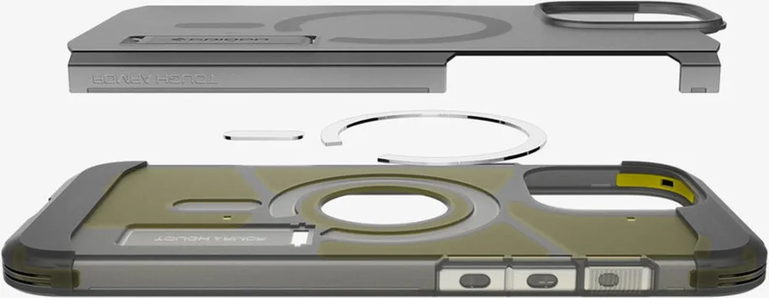 Spigen Tough Armor ACS08502 Hoesje - iPhone 16 Pro Max - Frost Zwart