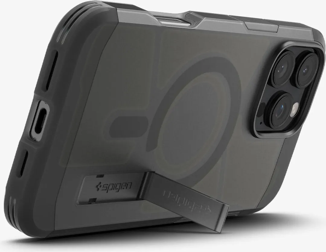 Spigen Tough Armor ACS08502 Hoesje - iPhone 16 Pro Max - Frost Zwart