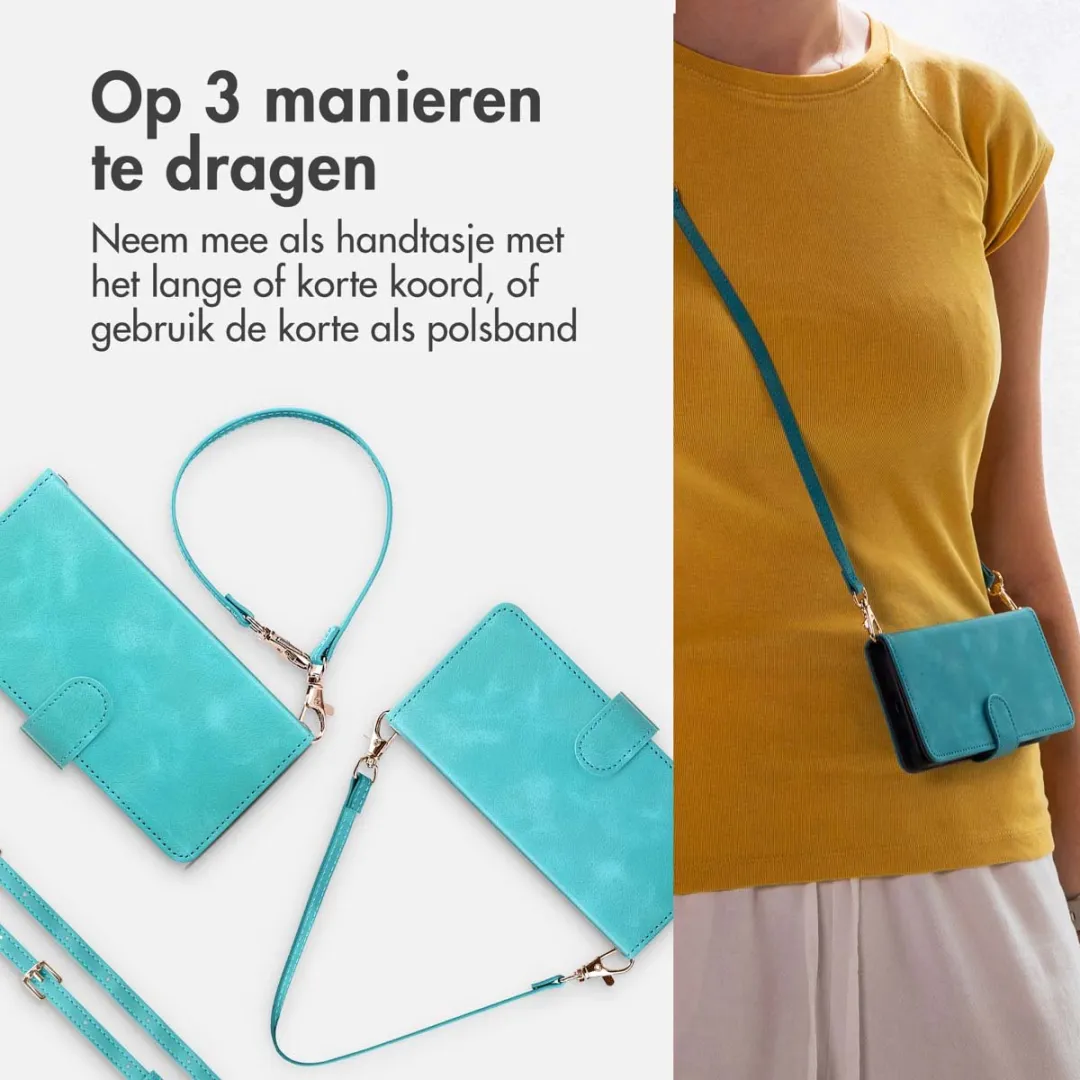Imoshion Bookcase Hoesje Samsung Galaxy S25 FE - 3 Pasjes - Turquoise