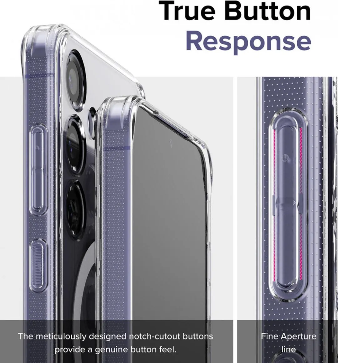 Ringke Fusion Magnetic Hoesje Samsung Galaxy S24 Plus - Transparant