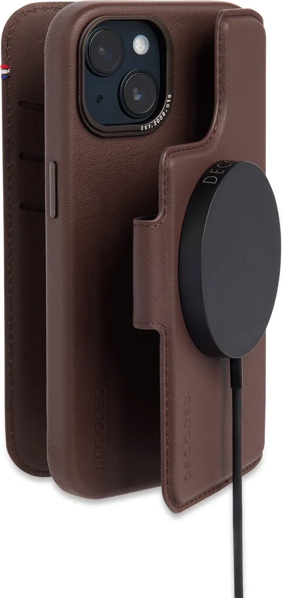 Decoded D23IPO14MDW5CHB iPhone 14 Plus Hoesje - Donker Bruin