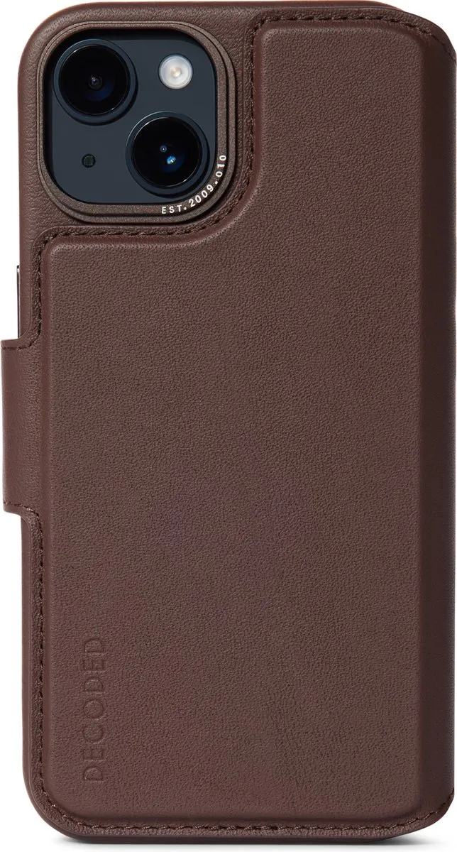 Decoded D23IPO14MDW5CHB iPhone 14 Plus Hoesje - Donker Bruin - afbeelding 6 van 6