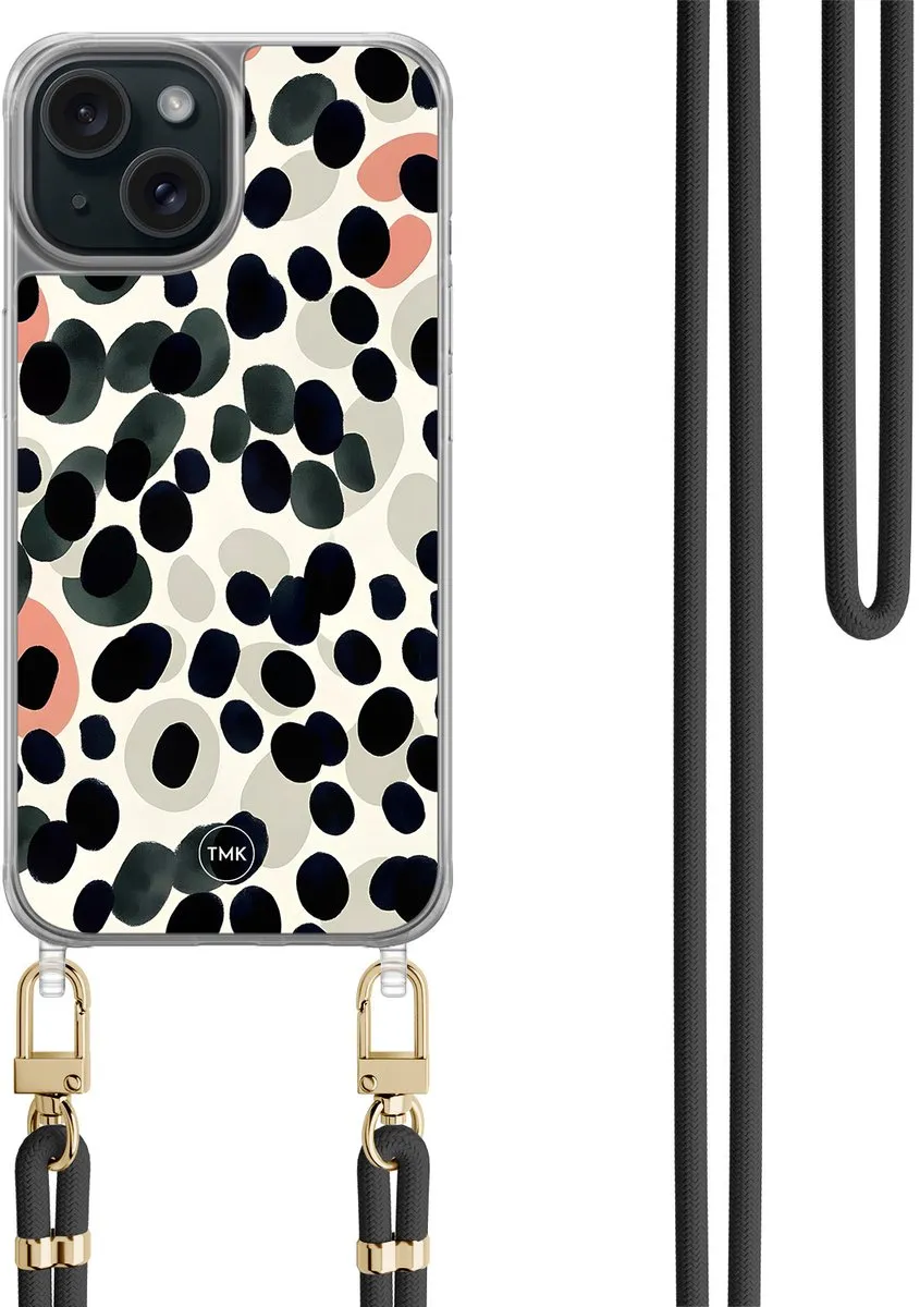 Casevibes Telefoonhoesje iPhone 15 Modern Dots Multi CV/A/i15/C/017