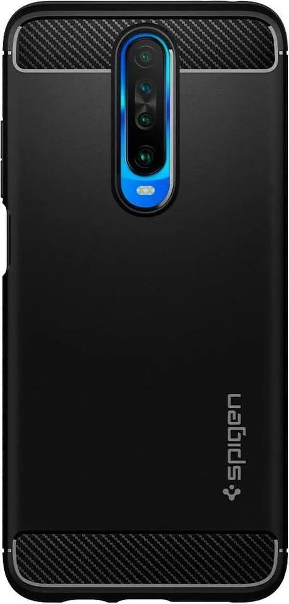 Spigen Rugged Armor Hoesje Xiaomi Redmi K30 - Zwart - afbeelding 3 van 6