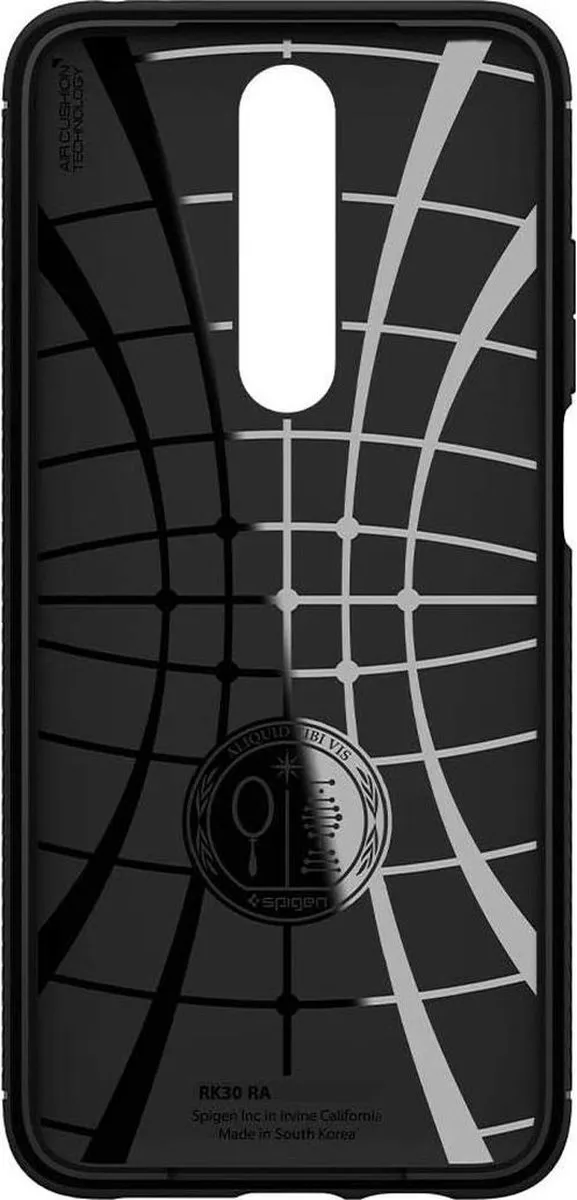Spigen Rugged Armor Hoesje Xiaomi Redmi K30 - Zwart - afbeelding 4 van 6