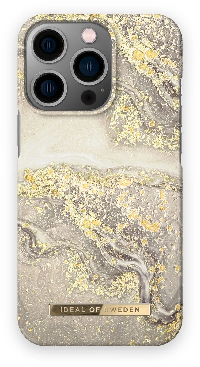 iDeal of Sweden iPhone 14 Pro Max Backcover Sparkle Greige Marble