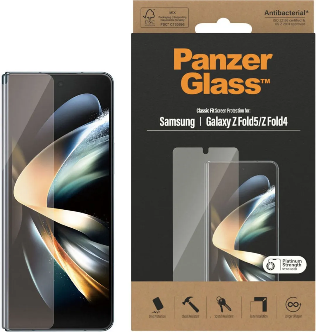 PanzerGlass Ultra-Wide Screenprotector Z Fold 4 - Antibacterieel - afbeelding 6 van 6