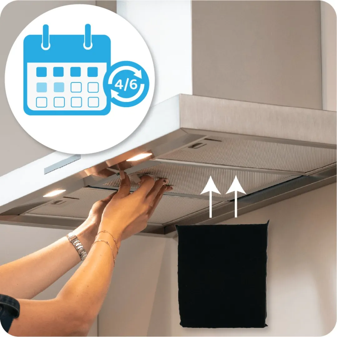 Bauknecht CFW020/1 Koolstoffilter - Zwart