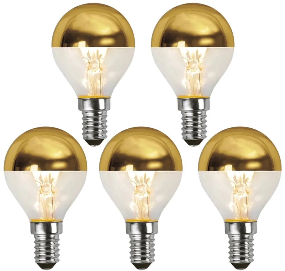 Star Trading Kopspiegellamp 5-Pack - 3.5W - Goudkleurig