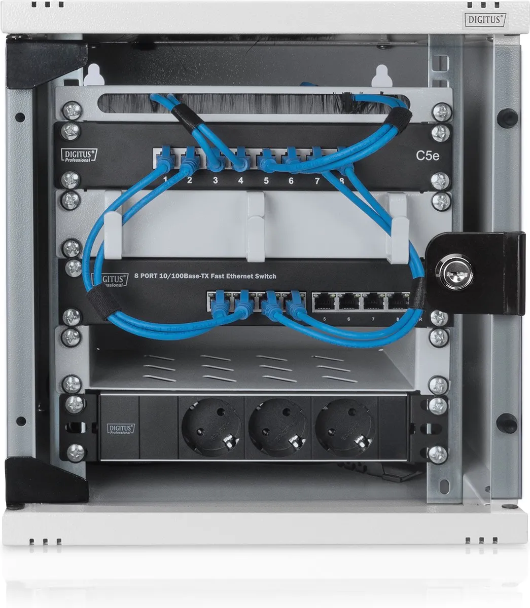 Digitus DN-10-05U-1 Wandkast 330x312x300mm Grijs