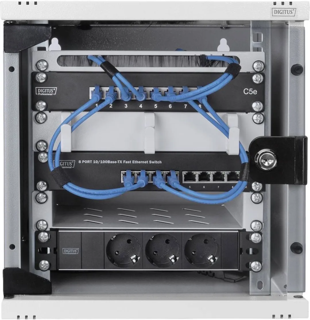 Digitus DN-10-05U-1 Wandkast 330x312x300mm Grijs - afbeelding 6 van 6