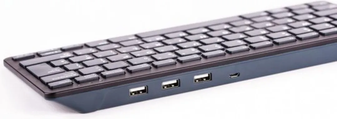 Raspberry Pi US Keyboard RS0652508442150 - Zwart/Grijs