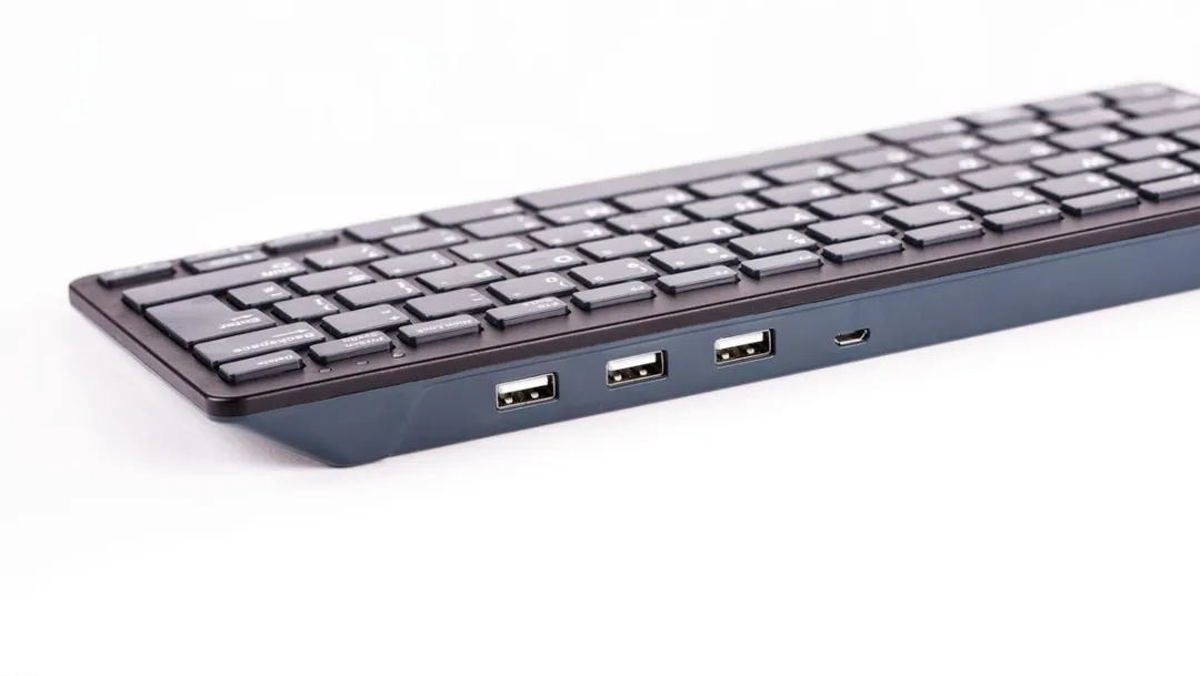 Raspberry Pi US Keyboard RS0652508442150 - Zwart/Grijs