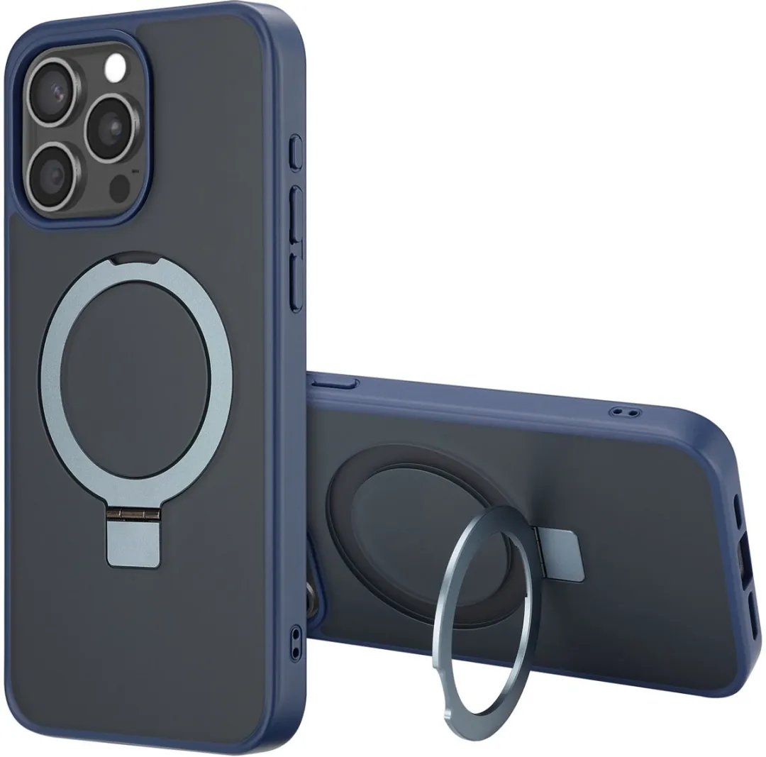 Accezz Hoesje iPhone 15 Pro Max - Blauw - MagSafe
