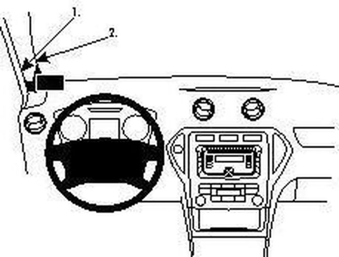 Brodit ProClip Houder 804131 Ford Mondeo 2008-2014 - Left mount