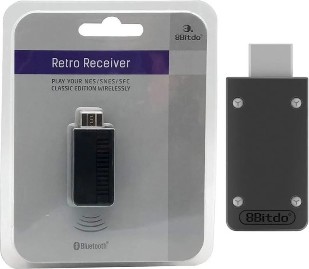 8BitDo Retro Receiver Classic Edition - Zwart - afbeelding 6 van 6