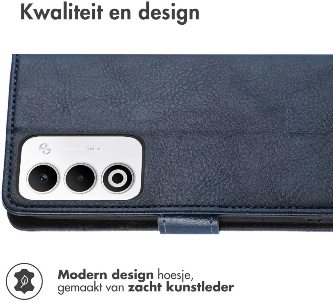 Imoshion Hoesje Oppo A5 5G - 3 Pasjes - Donkerblauw