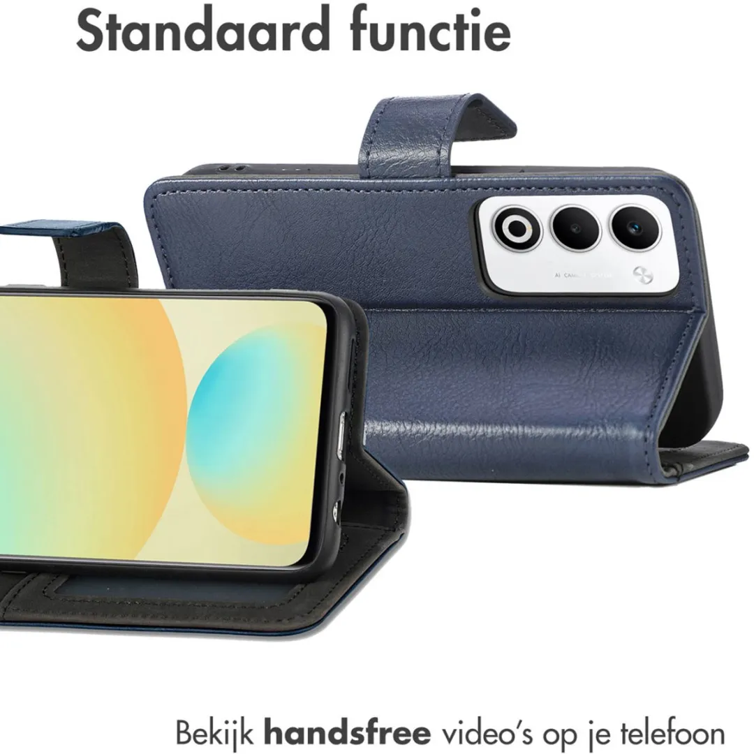 Imoshion Hoesje Oppo A5 5G - 3 Pasjes - Donkerblauw