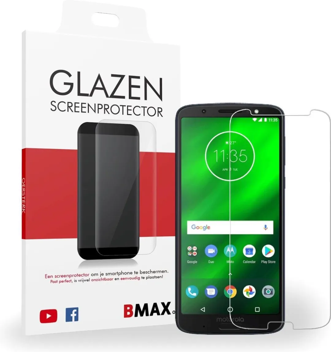 BMAX BM-71974364 Glazen Screenprotector Motorola Moto G6