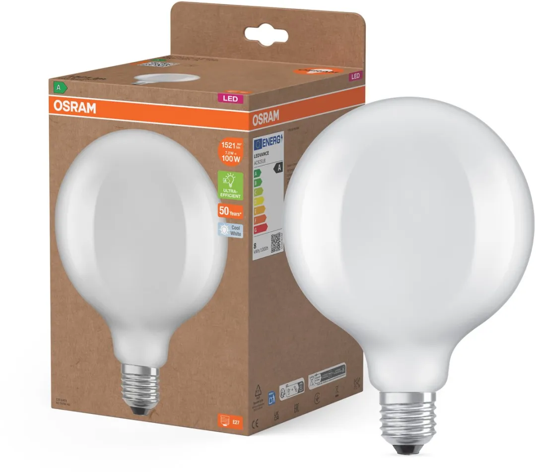 Osram Classic LED Lamp E27 7.2W 2452lm Koelwit