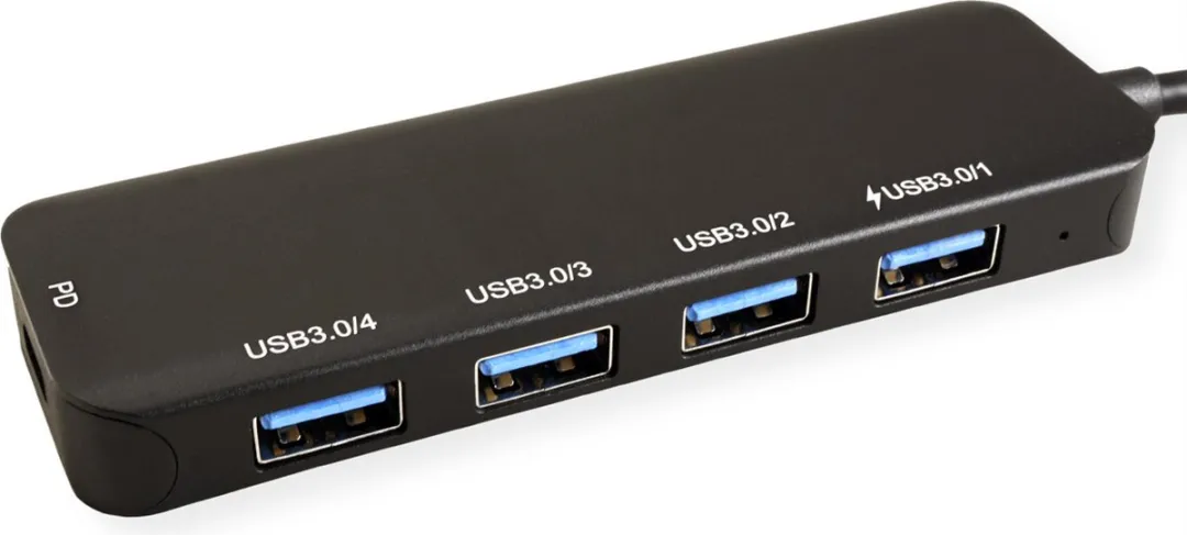 Value USB 3.2 Gen 1 Hub 5 Poorten - Type C met PD - Zwart - afbeelding 3 van 5
