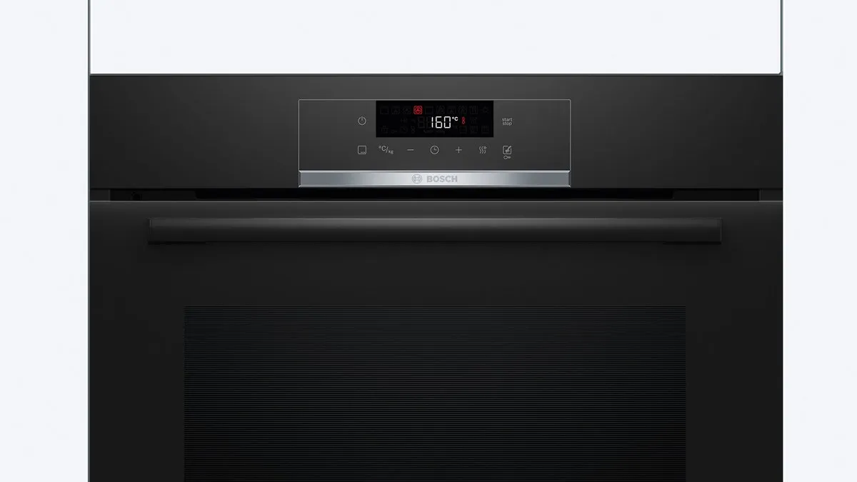 Bosch Serie 4 HQG572BB3F Inbouwoven 71L - Zwart