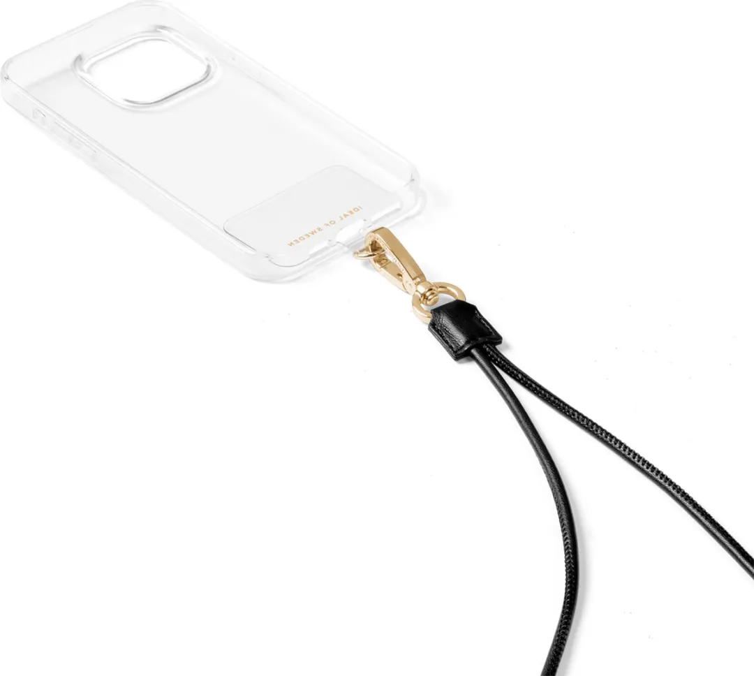 iDeal of Sweden Vegan Leather Phone Strap IDVLS-01 - Zwart