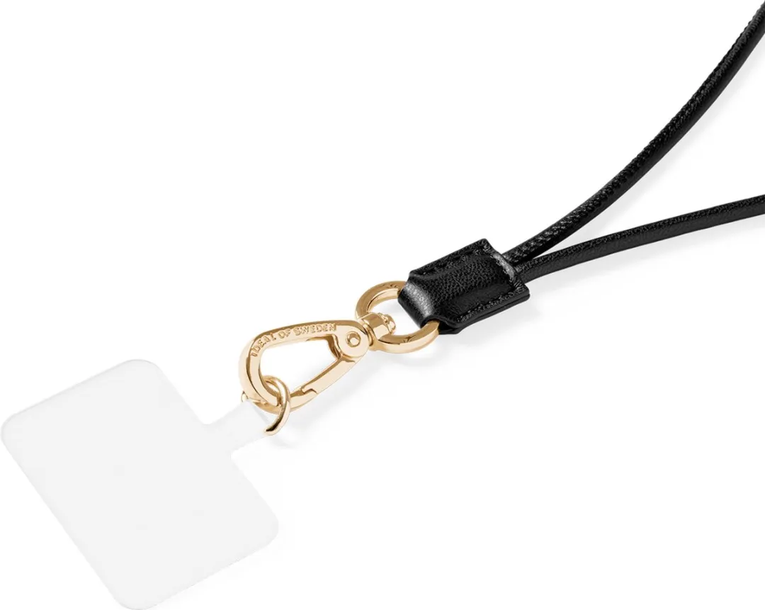 iDeal of Sweden Vegan Leather Phone Strap IDVLS-01 - Zwart