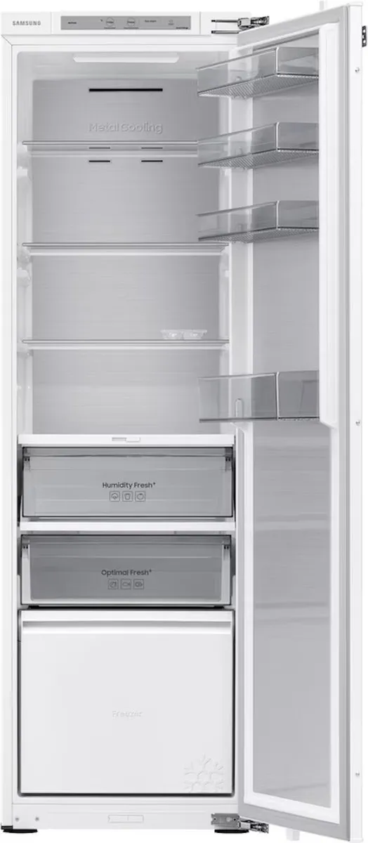 Samsung BRD27713EWW Inbouwkoelkast met vriezer 270L