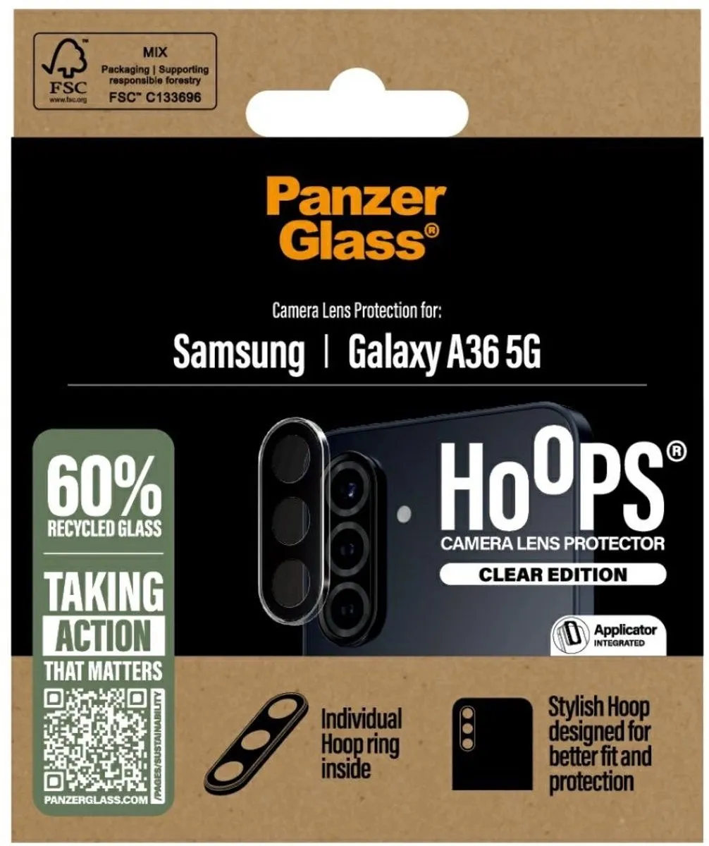 PanzerGlass Hoops Camera Lens Protector Samsung Galaxy A36 - 1 Stuk