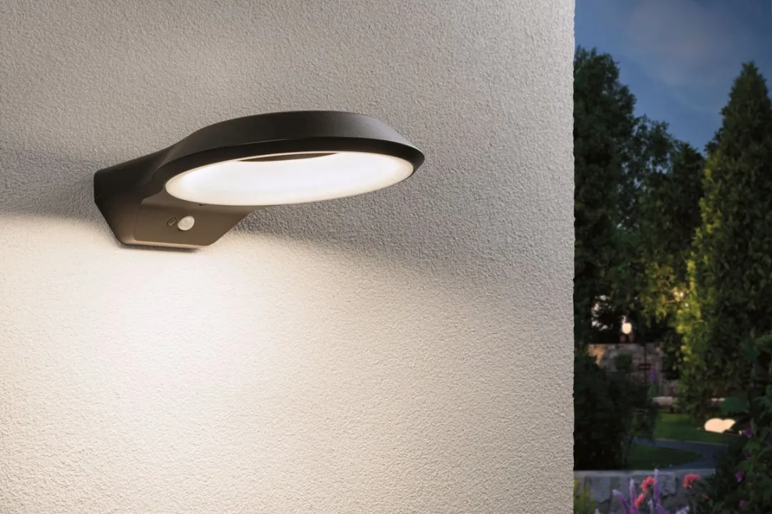 Paulmann Anela LED Wandarmatuur Buiten - 700lm 3000K IP44 Antraciet