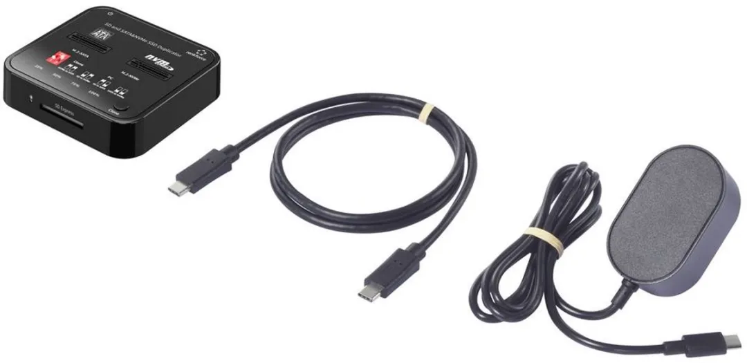 Renkforce RF-6696054 Harde Schijf-Kopieerstation - M.2 PCIe NVMe/SATA & SD/SDXC