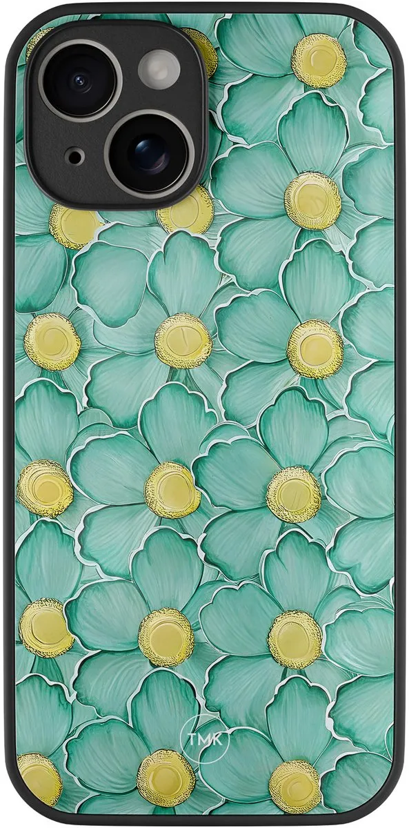 Casevibes iPhone 14 Hoesje Mint Blossom