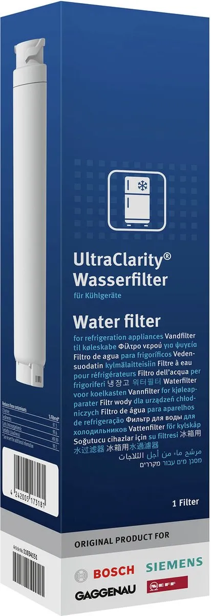 Bosch UltraClarity Waterfilter 11034151 - Koelkasten