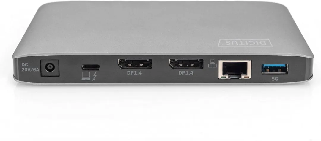 Digitus DA-70895 Universeel Dockingstation USB 3.0 - 7 Poorten - Zwart/Grijs