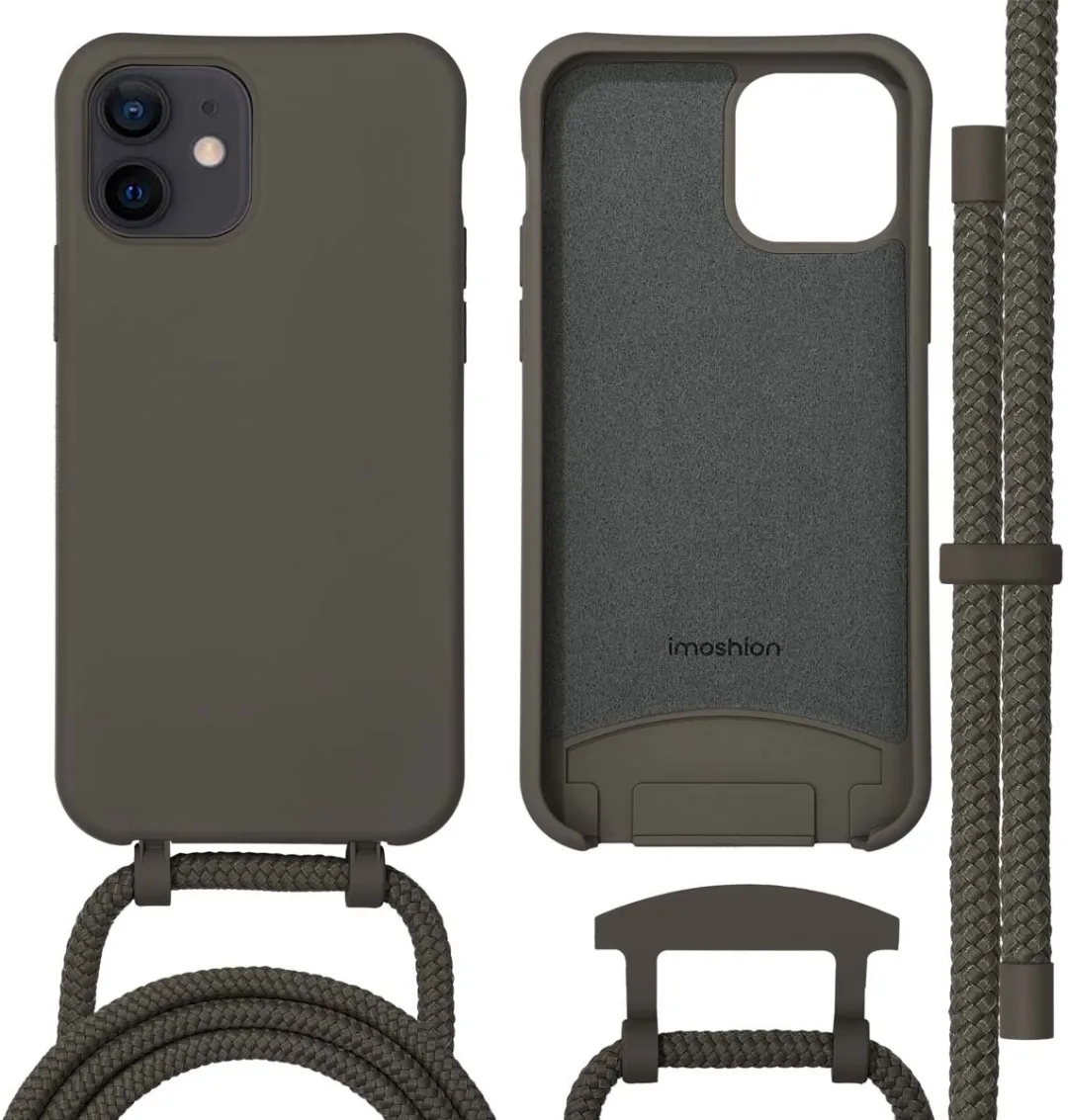 Imoshion iPhone 12/12 Pro MagSafe Hoesje - Black Coffee