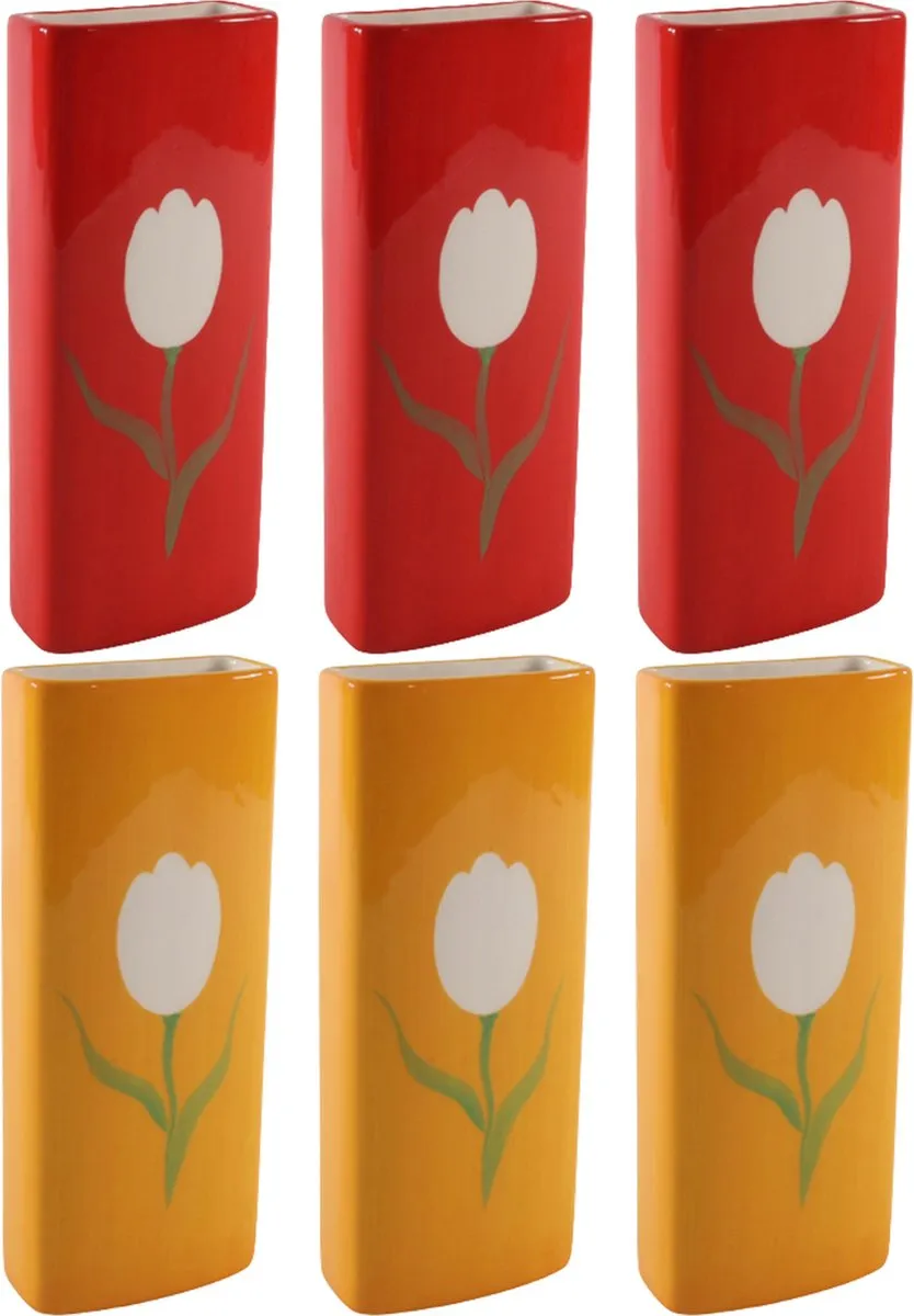 Svenska Living Radiatorbak - 6 Stuks 20x8cm - Porselein Multi