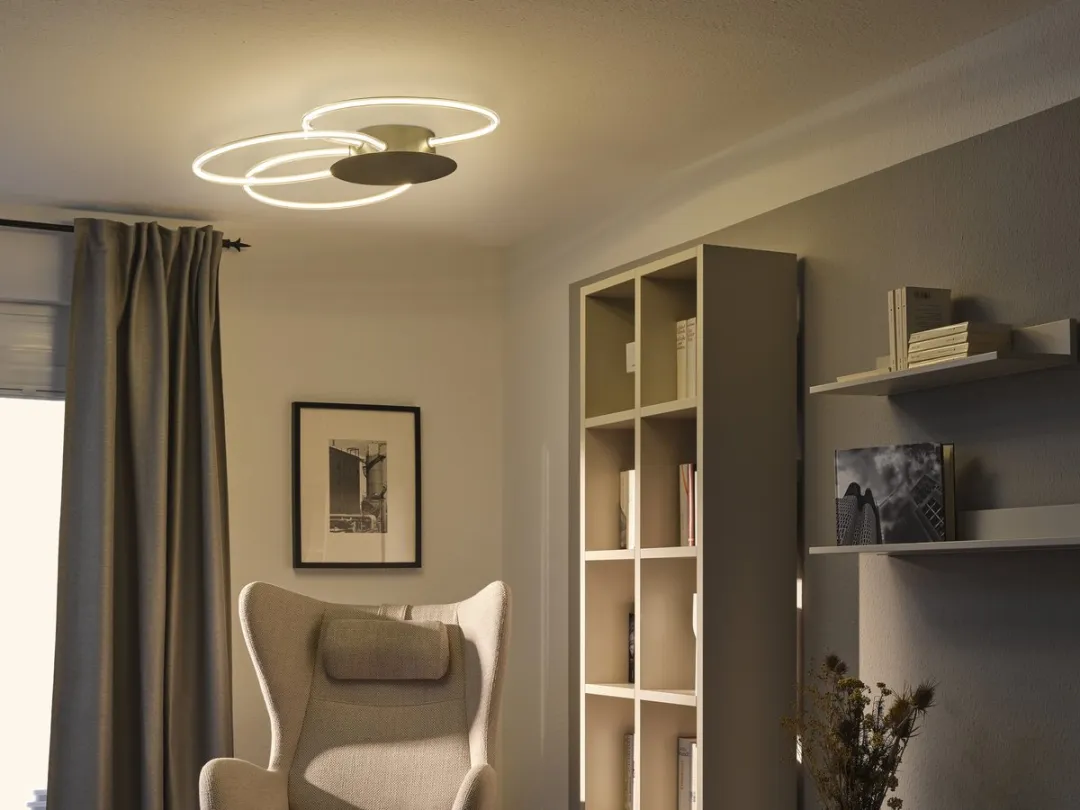 Osram Decor Aura Plafondlamp 21W - 2200lm - 3000K - Donkergrijs