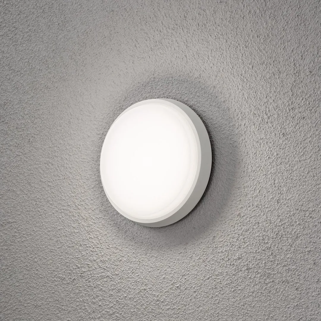 Konstsmide Cesena PowerLED Wandlamp 10W - Ø17.5cm - Matwit
