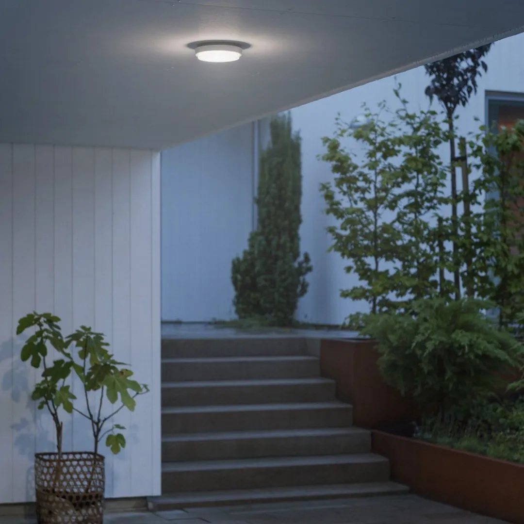 Konstsmide Cesena PowerLED Wandlamp 10W - Ø17.5cm - Matwit
