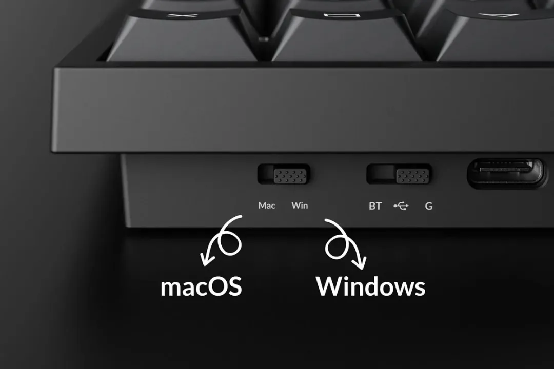Keychron B36-K9 Draadloos Toetsenbord - Zwart