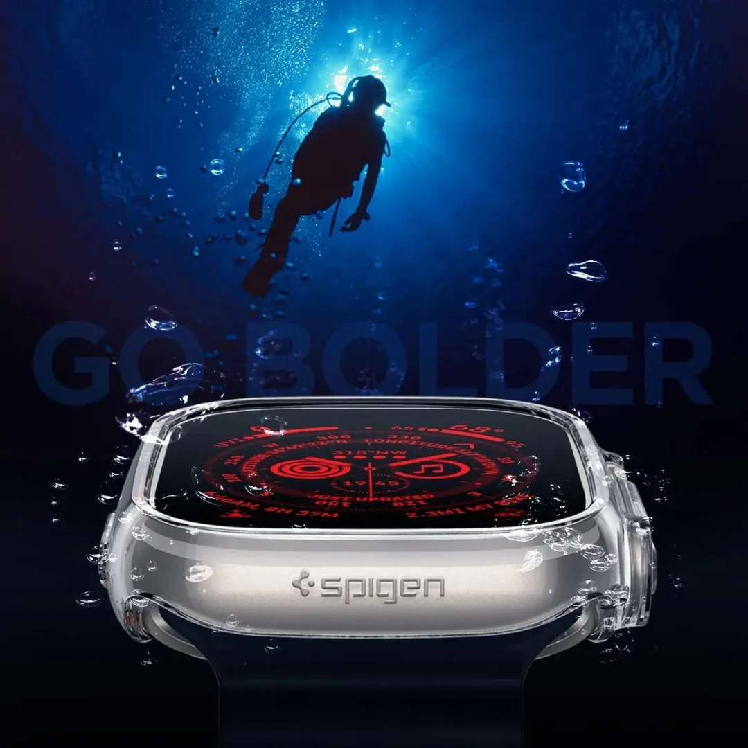 Spigen Thin Fit Hoesje Apple Watch Ultra 49mm - Transparant
